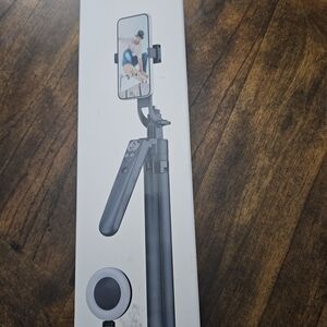 Black Selfie Stick with Remote